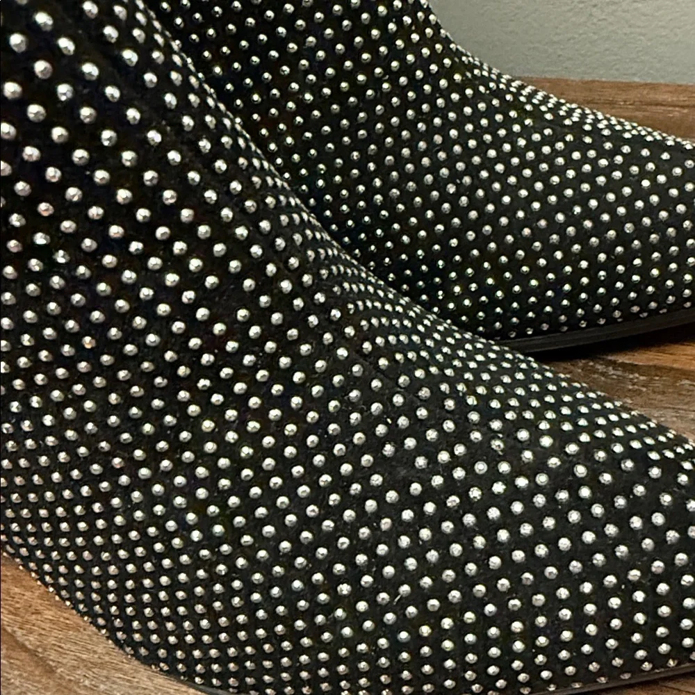 Ashro Black and Silver Textured Over The Knee Boot